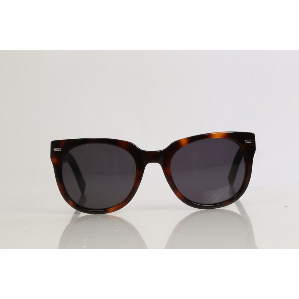 FIVE FOUR Black Brown Plastic Frame Lens Sunglasses
